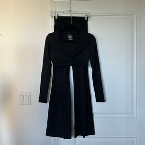 Tala DayFlex Matching Set Crossover Flare Leggings and Top Size Small